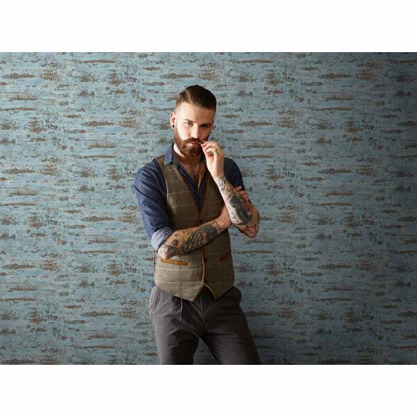 Tapete Türkis AS-Creation Vliestapete (374153)