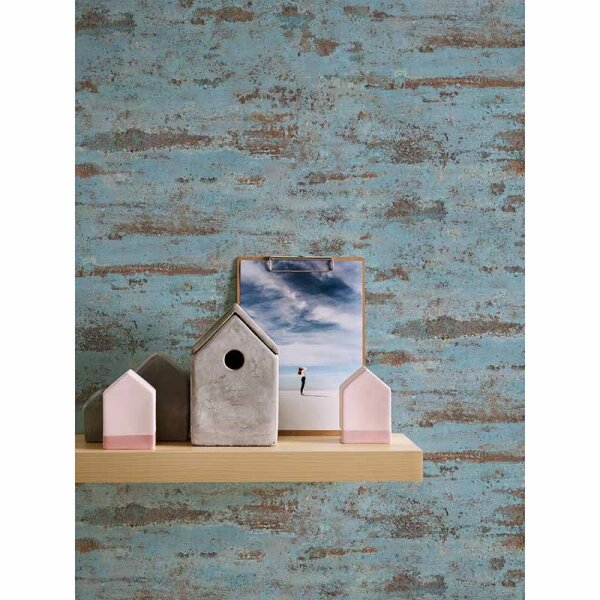 Tapete Türkis AS-Creation Vliestapete (374153)