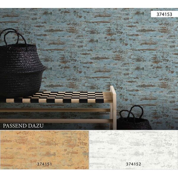 Tapete Türkis AS-Creation Vliestapete (374153)