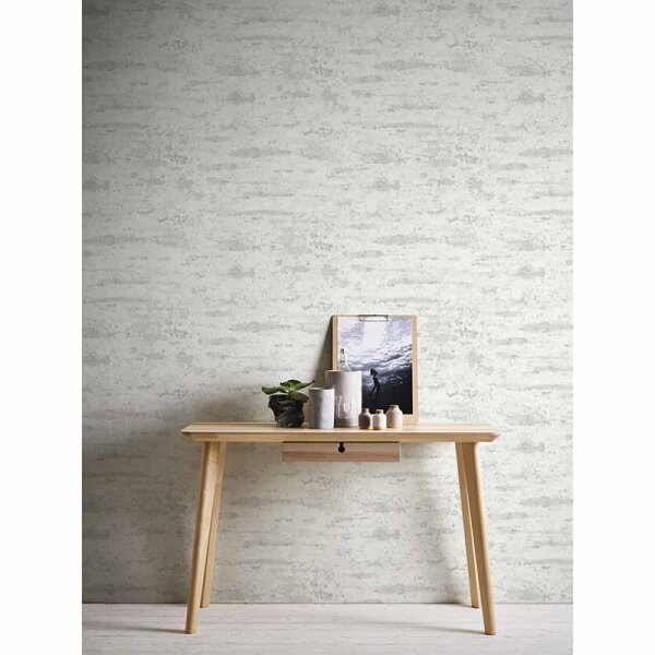 Tapete Grau, Silber, Weiß AS-Creation Vliestapete (374152)