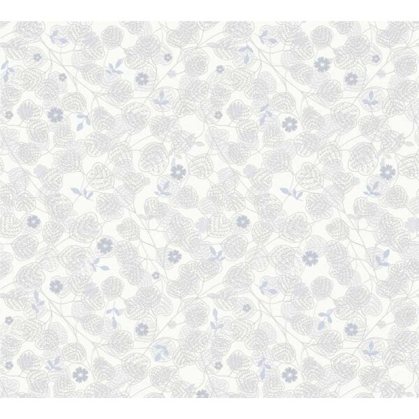 Tapete Grau, Weiß livingwalls Vliestapete (391111)