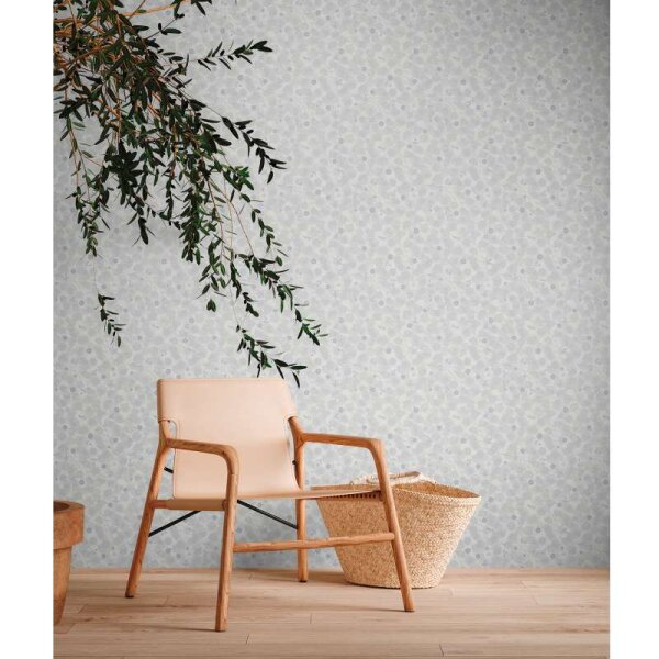 Tapete Grau, Weiß livingwalls Vliestapete (391111)