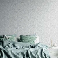 Tapete Grau, Wei&szlig; livingwalls Vliestapete (391111)