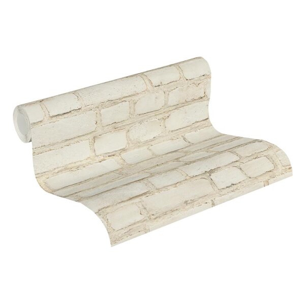 Tapete Beige, Creme, Weiß AS-Creation Vliestapete (374141)