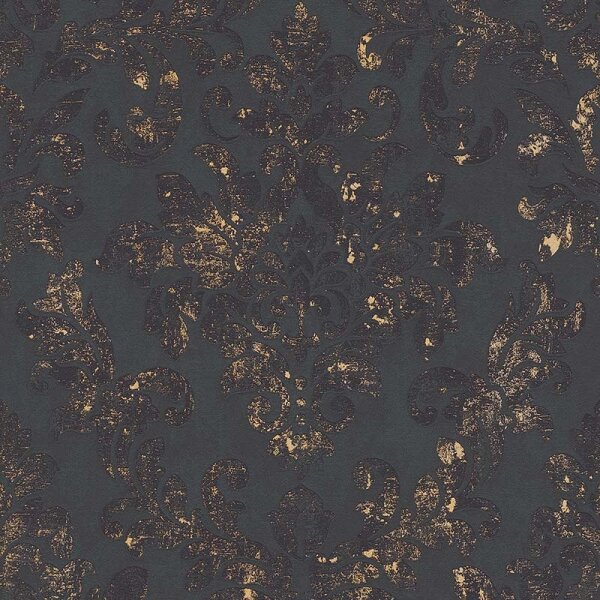 Tapete Schwarz, Anthrazit AS-Creation Vliestapete (374132)