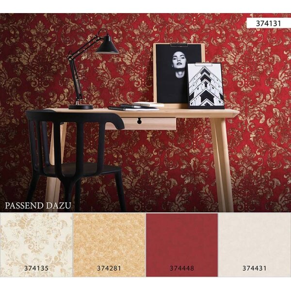 Tapete Rot AS-Creation Vliestapete (374131)