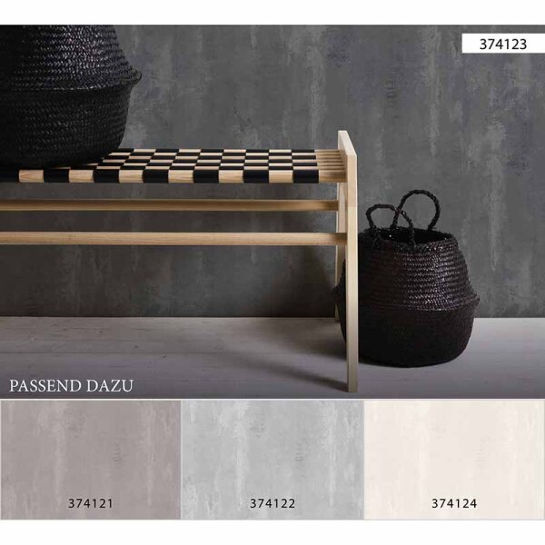 Tapete Grau, Silber AS-Creation Vliestapete (374123)