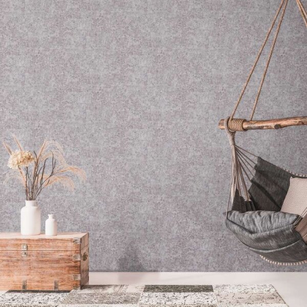 Tapete Grau, Silber, Schwarz livingwalls Vliestapete (391103)