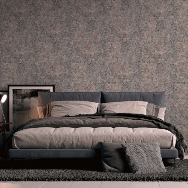 Tapete Braun, Grau, Silber, Schwarz livingwalls Vliestapete (391102)