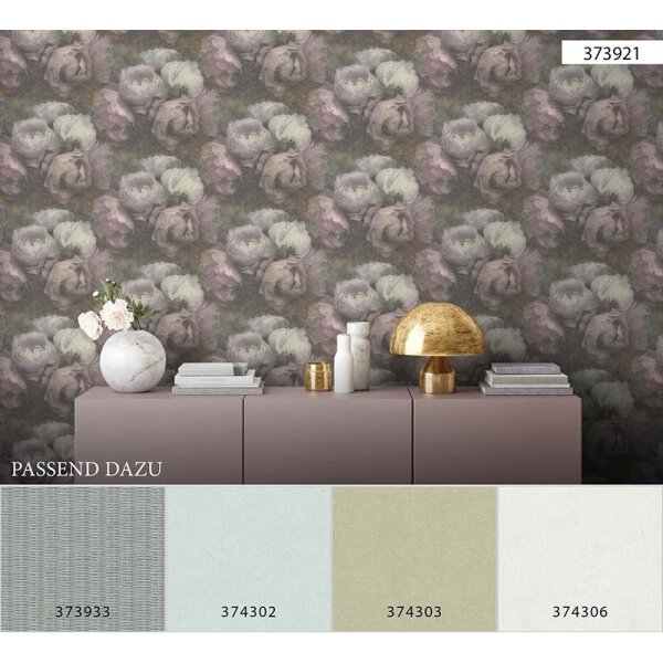 Tapete Blau, Beige livingwalls Vliestapete (374302)