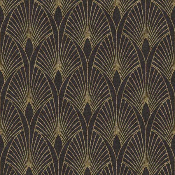 Tapete Schwarz, Anthrazit livingwalls Vliestapete (374273)