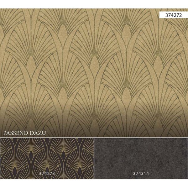 Tapete Gelb, Vanille livingwalls Vliestapete (374272)