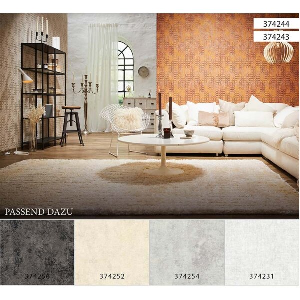 Tapete Grau, Silber AS-Creation Vliestapete (374254)