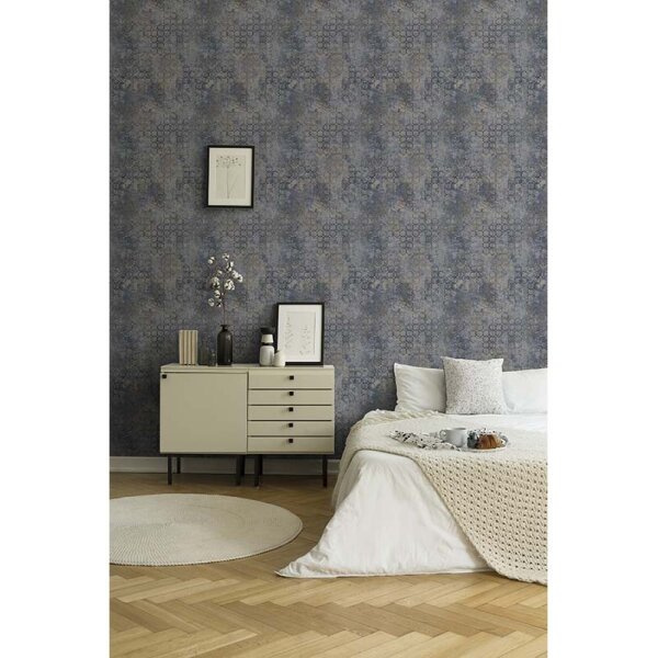 Tapete Blau livingwalls Vliestapete (374245)