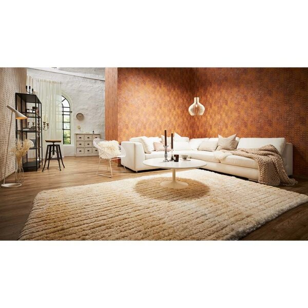 Tapete Gold, Kupfer, Orange, Terrakotta livingwalls Vliestapete (374243)