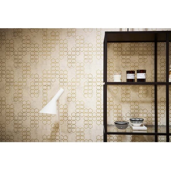 Tapete Beige, Creme, Gold, Kupfer livingwalls Vliestapete (374242)