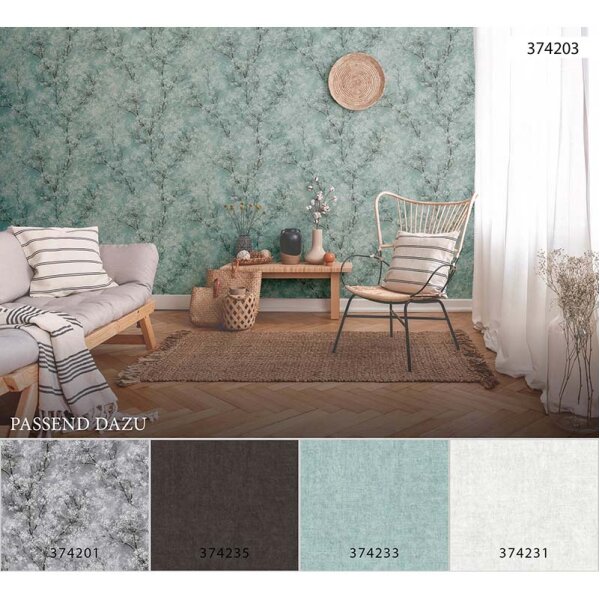 Tapete Grau, Silber livingwalls Vliestapete (374231)