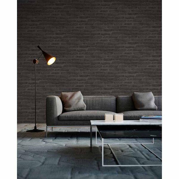 Tapete Braun, Schwarz, Anthrazit AS-Creation Vliestapete (374223)