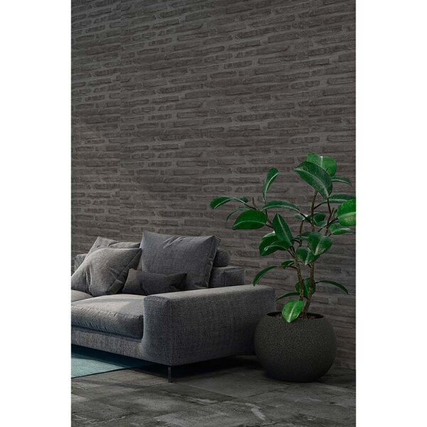 Tapete Braun, Schwarz, Anthrazit AS-Creation Vliestapete (374223)