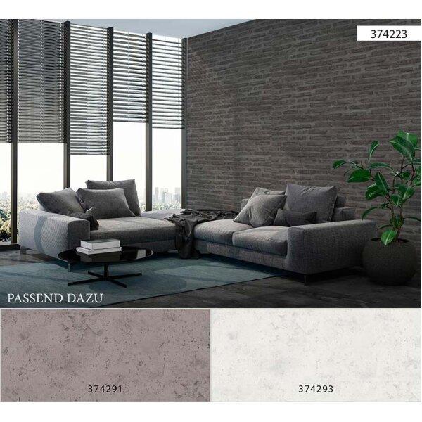 Tapete Braun, Schwarz, Anthrazit AS-Creation Vliestapete (374223)