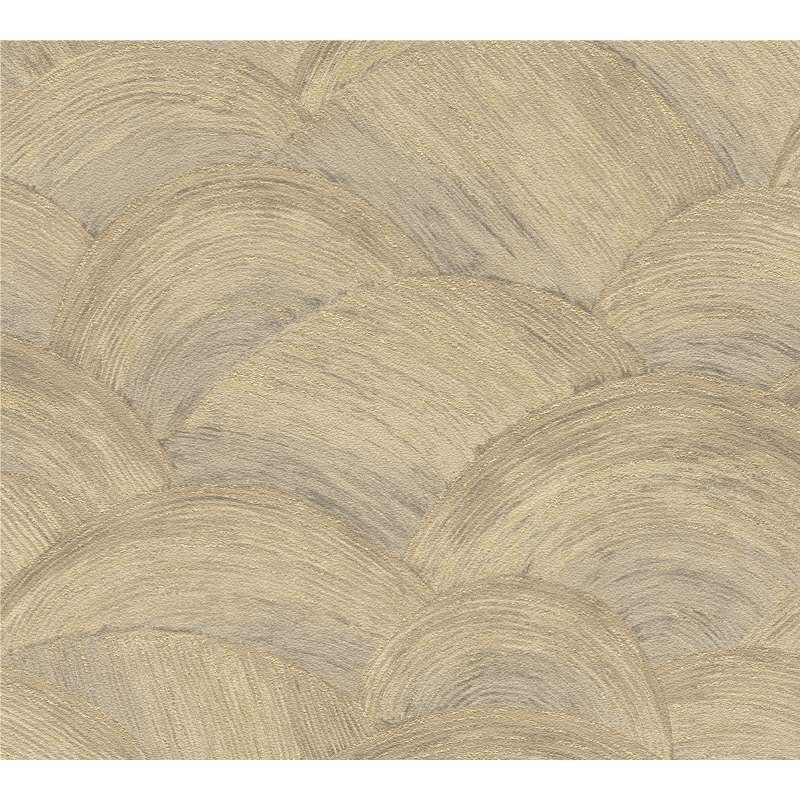 Tapete Braun, Gold livingwalls Vliestapete (391054)