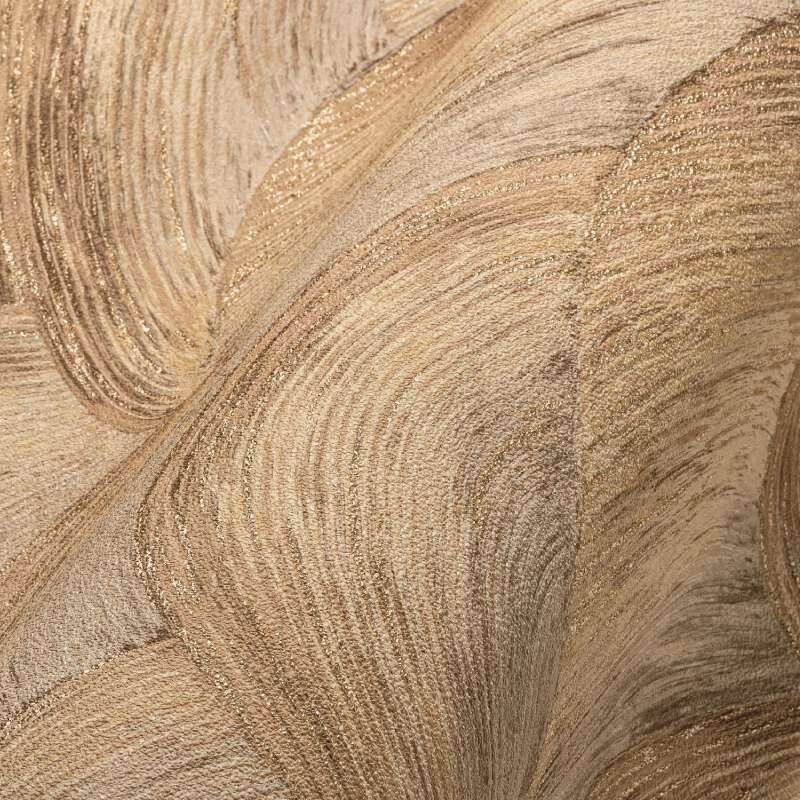 Tapete Braun, Gold livingwalls Vliestapete (391054)