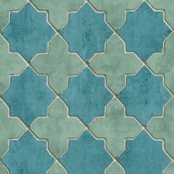 Tapete Grün, Türkis livingwalls Vliestapete (374214)