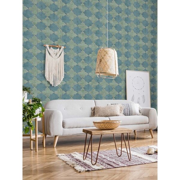 Tapete Grün, Türkis livingwalls Vliestapete (374214)