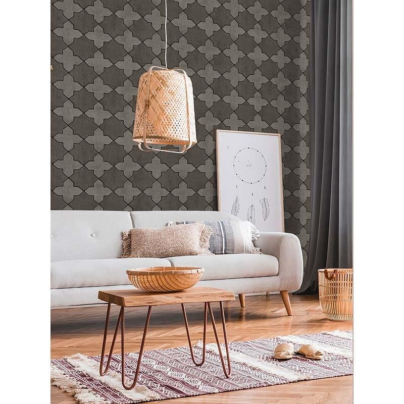 Tapete Braun, Grau, Silber livingwalls Vliestapete (374213)