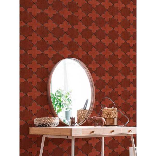 Tapete Orange, Terrakotta, Rot livingwalls Vliestapete (374211)