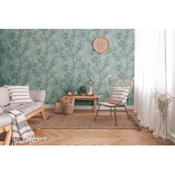 Tapete Türkis livingwalls Vliestapete (374203)