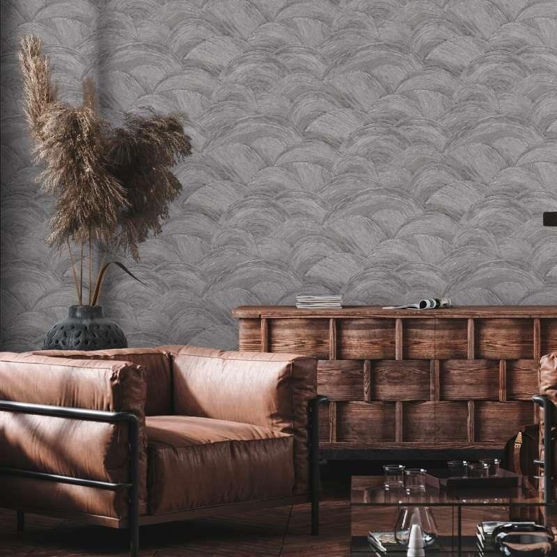 Tapete Grau, Silber livingwalls Vliestapete (391053)
