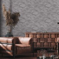 Tapete Grau, Silber livingwalls Vliestapete (391053)