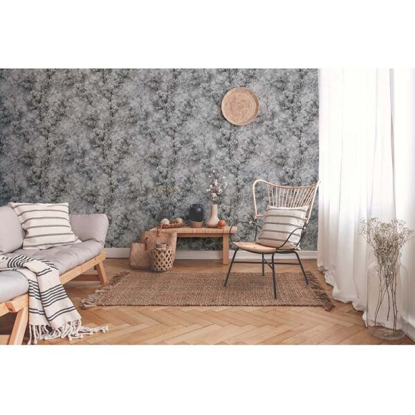 Tapete Grau, Silber livingwalls Vliestapete (374201)