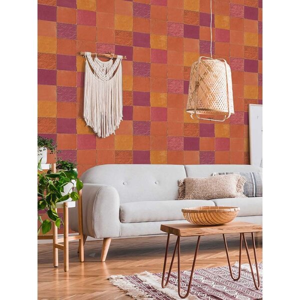 Tapete Orange, Terrakotta livingwalls Vliestapete (374065)