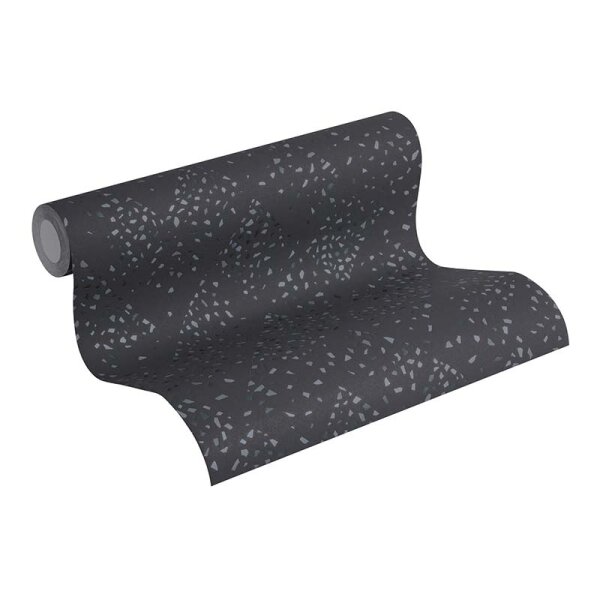 Tapete Schwarz, Anthrazit livingwalls Vliestapete (373945)