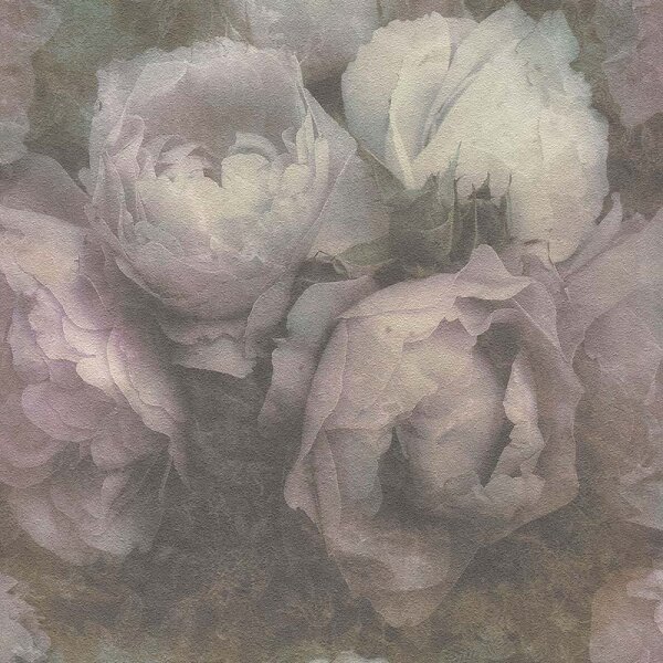 Tapete Bunt, Lila, Flieder livingwalls Vliestapete (373921)