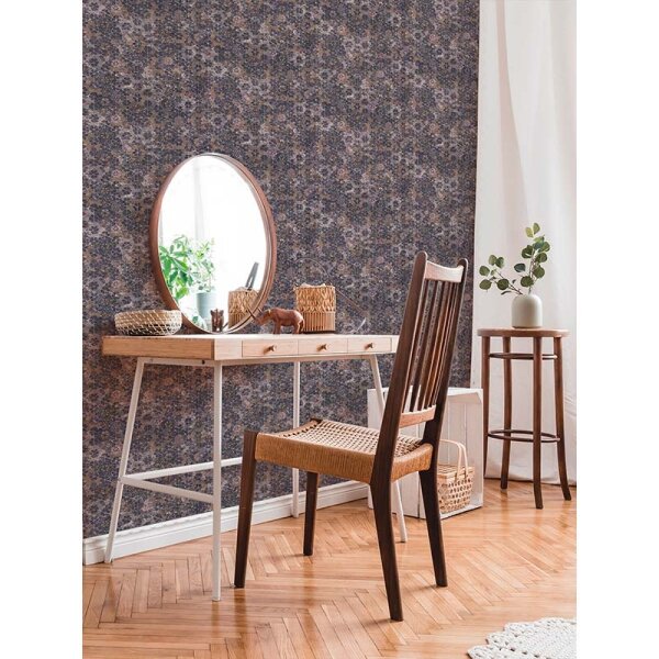 Tapete Braun, Lila, Flieder livingwalls Vliestapete (373914)