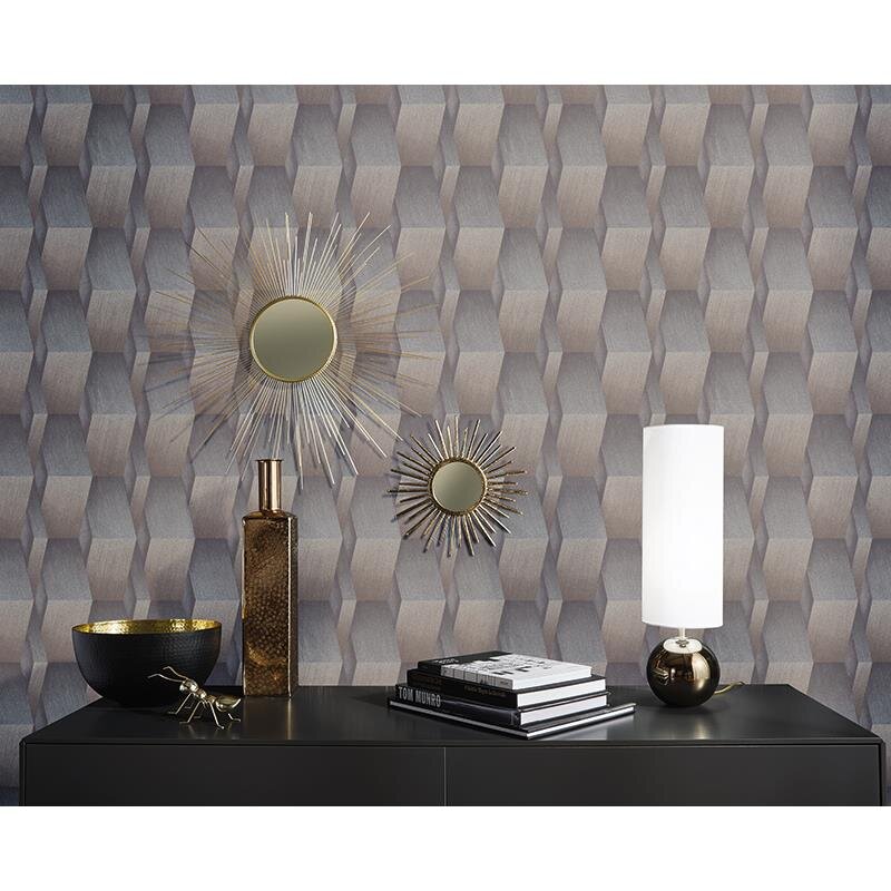 Tapete Gold, Kupfer, Grau, Silber Guido Maria Kretschmer Vliestapete (1004630)