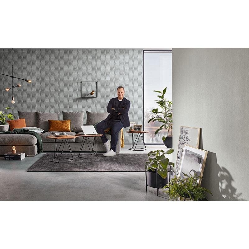 Tapete Grau, Silber Guido Maria Kretschmer Vliestapete (1004610)