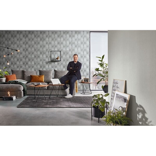 Tapete Grau, Silber Guido Maria Kretschmer Vliestapete (1004610)