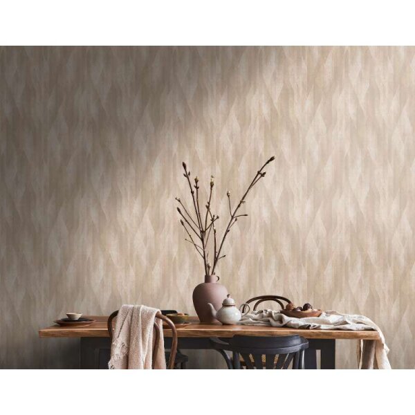 Tapete Beige, Creme, Braun livingwalls Vliestapete (391043)