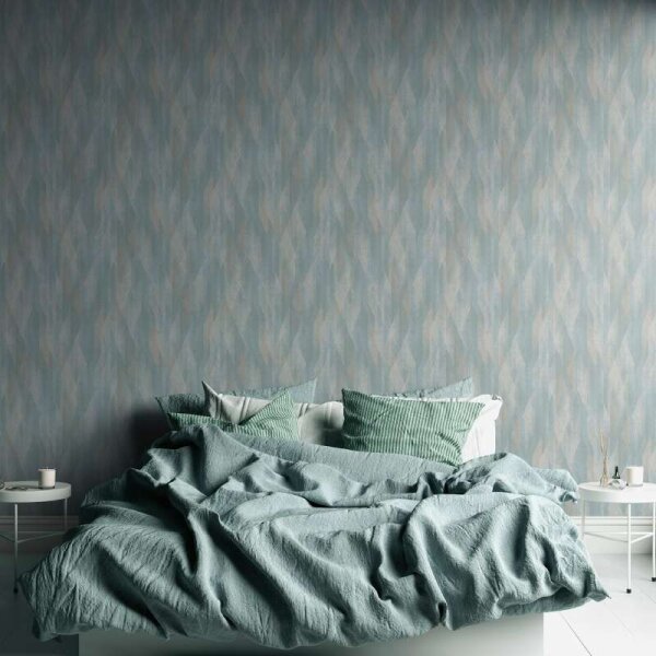 Tapete Blau, Türkis livingwalls Vliestapete (391042)