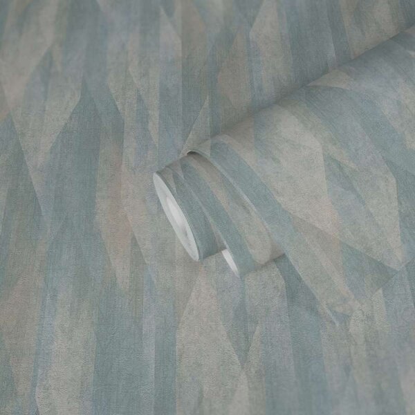 Tapete Blau, Türkis livingwalls Vliestapete (391042)