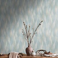 Tapete Blau, T&uuml;rkis livingwalls Vliestapete (391042)