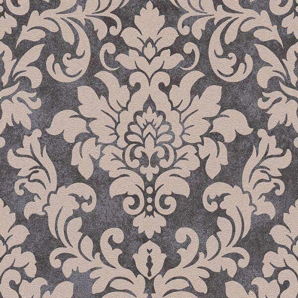 Tapete Beige, Creme, Schwarz, Anthrazit livingwalls Vliestapete (372704)