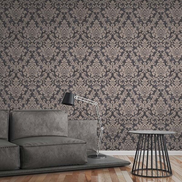 Tapete Beige, Creme, Schwarz, Anthrazit livingwalls Vliestapete (372704)