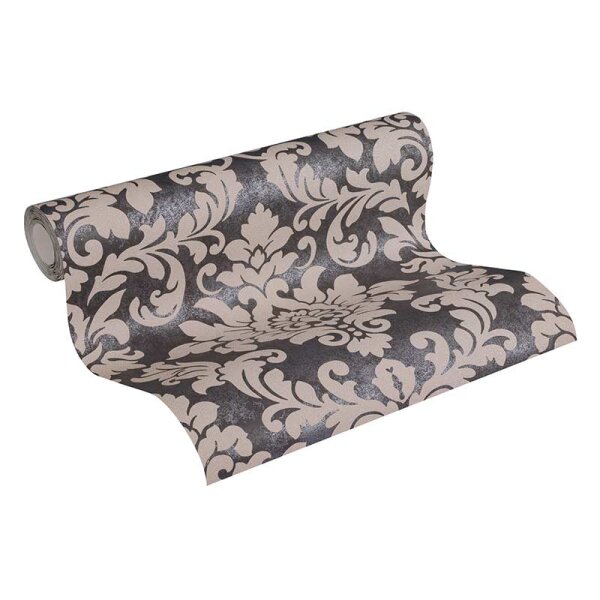 Tapete Beige, Creme, Schwarz, Anthrazit livingwalls Vliestapete (372704)