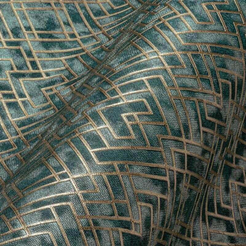 Tapete Grün, Gold, Petrol livingwalls Vliestapete (388285)