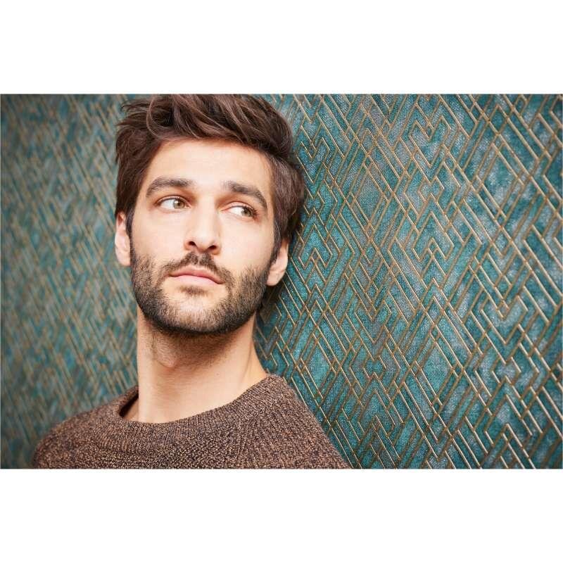 Tapete Grün, Gold, Petrol livingwalls Vliestapete (388285)